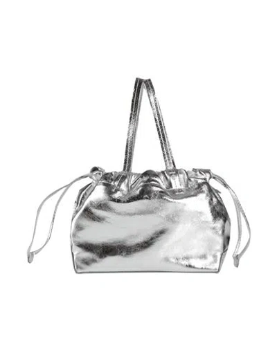 By Far Woman Handbag Silver Size - Lambskin