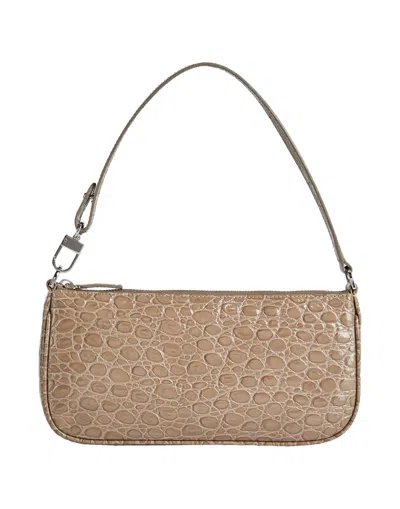 By Far Woman Handbag Taupe Size - Bovine Leather In Grey
