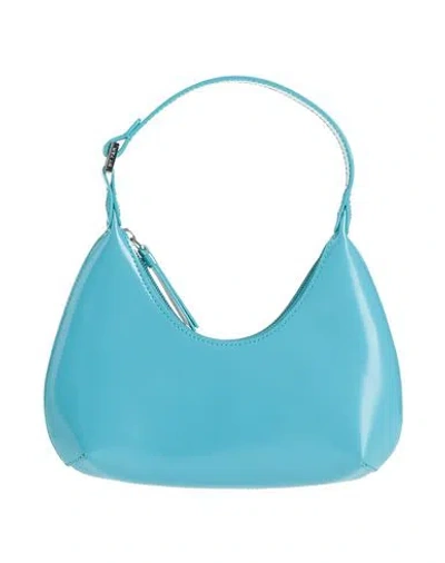 By Far Woman Handbag Turquoise Size - Cowhide In Blue