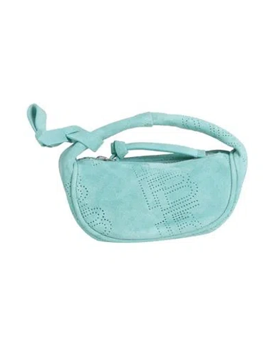 By Far Woman Handbag Turquoise Size - Cow Leather In Blue