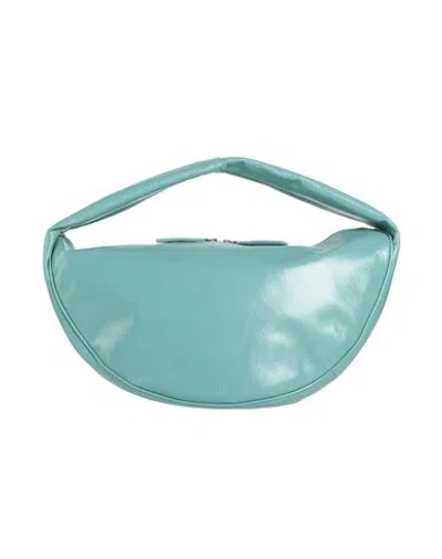 By Far Woman Handbag Turquoise Size - Cow Leather In Blue