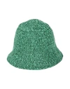 By Far Woman Hat Green Size Onesize Cotton