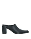 By Far Woman Mules & Clogs Black Size 8 Leather