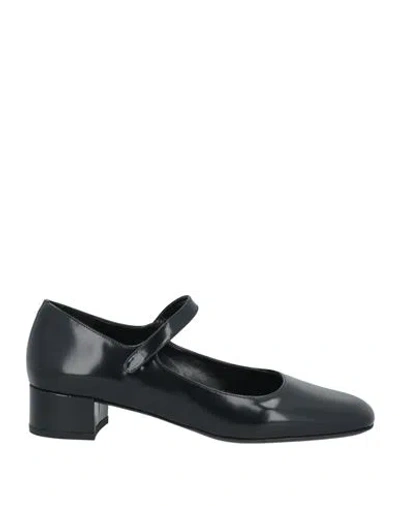 By Far Woman Pumps Black Size 5 Leather