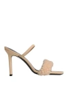 By Far Ada Strappy Stiletto Heel Sandals In White