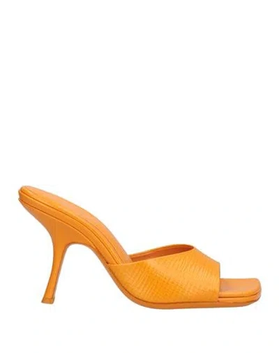 By Far Woman Sandals Mandarin Size 6 Soft Leather