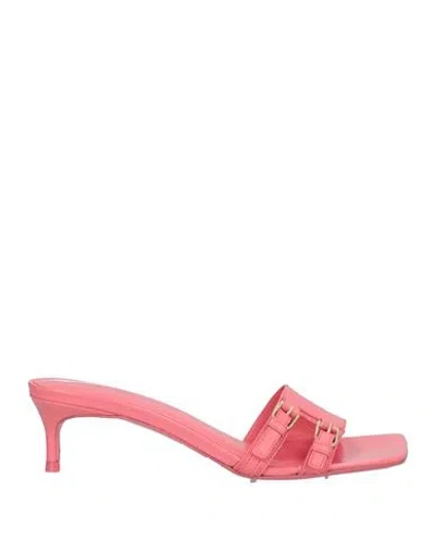 By Far Woman Sandals Pink Size 8 Leather