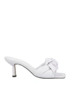 By Far Woman Sandals White Size 5 Lambskin