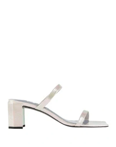 By Far Woman Sandals White Size 8 Leather