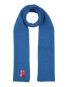 By Far Woman Scarf Blue Size - Alpaca Wool, Polyamide, Wool, Polyester