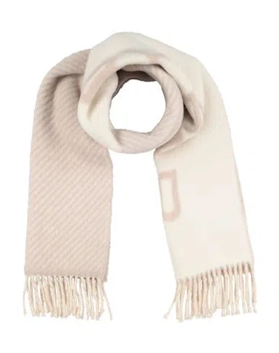 By Far Woman Scarf Cream Size - Wool, Alpaca Wool, Polyamide In White