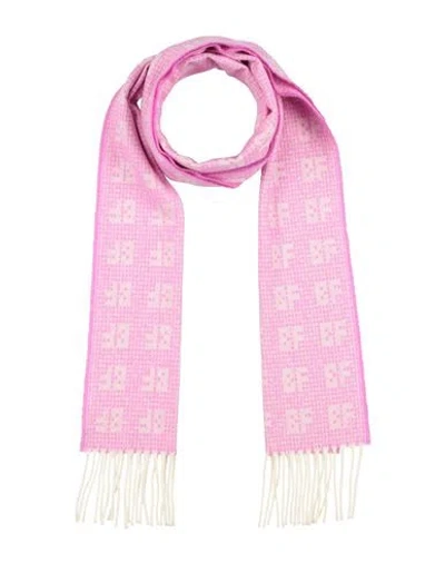 By Far Woman Scarf Pink Size - Merino Wool