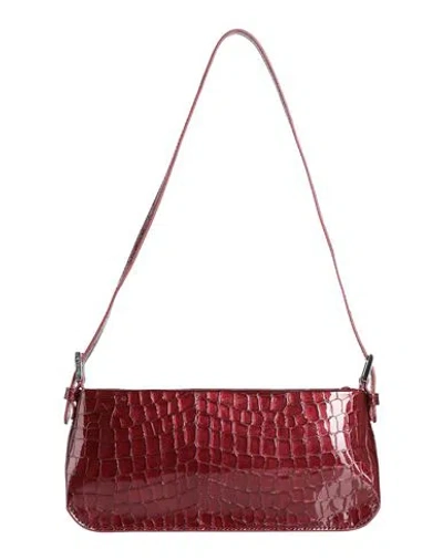 By Far Woman Shoulder Bag Burgundy Size - Cow Leather In Red