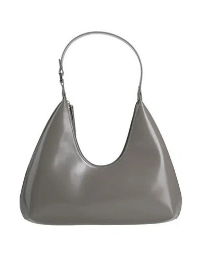By Far Woman Shoulder Bag Grey Size - Bovine Leather In Gray