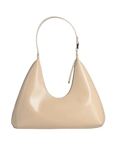 By Far Woman Shoulder Bag Sand Size - Bovine Leather In Neutral