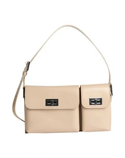 By Far Woman Shoulder Bag Sand Size - Cow Leather