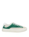 By Far 30mm Rodina Leather & Mesh Sneakers In Beige