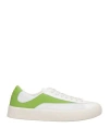 By Far Woman Sneakers White Size 7 Soft Leather, Textile Fibers In White