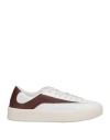By Far Woman Sneakers White Size 8 Leather, Textile Fibers In White