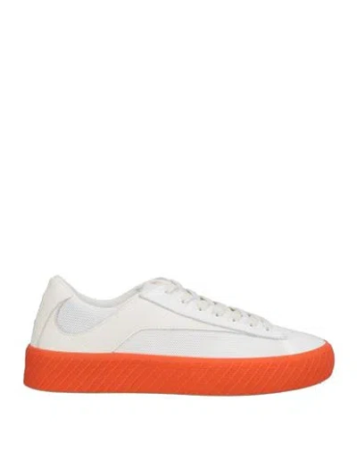 By Far Woman Sneakers White Size 7 Leather, Textile Fibers