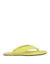 By Far 10mm Dasha Leather Flats In Green