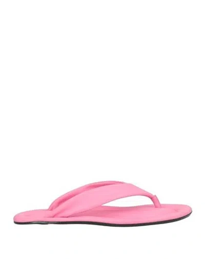 By Far Woman Thong Sandal Pink Size 11 Leather