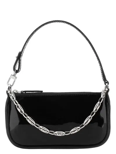 By Far Women's Black Leather Mini Rachel Handbag
