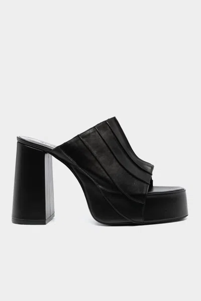 By Far Women's Brad Nappa Leather Sandals In Black