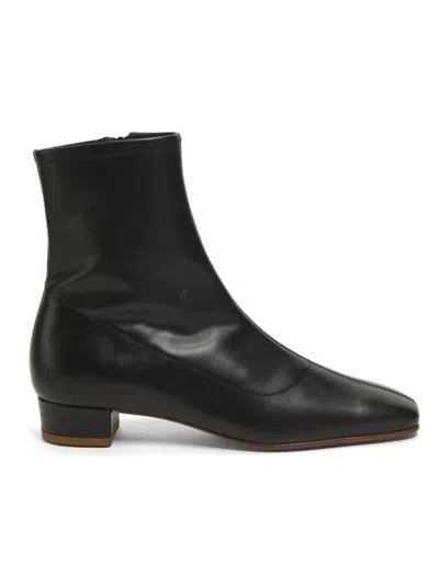 By Far Women's Este 30mm Leather Ankle Boots In Black