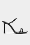 By Far Women's Flick Patent Leather Sandal In Black In Black