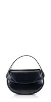 By Far Women's Hari Semi Patent Leather Bag In Black In Black