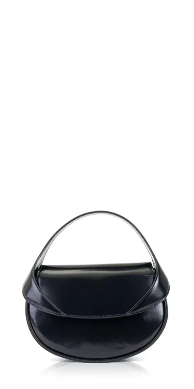 By Far Women's Hari Semi Patent Leather Bag In Black