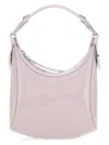 By Far Leather Cosmo Bag With Chain Strap Detail