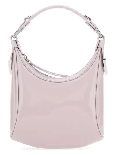 BY FAR WOMEN'S LILAC LEATHER COSMO HANDBAG