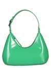 By Far Women's Mini Amber Shoulder Bag In Green