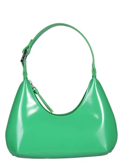 By Far Mini Amber Shoulder Bag In Green