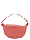 By Far Salmon Leather Mini Ami Handbag