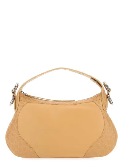 BY FAR WOMEN'S SAND LEATHER YANA HANDBAG
