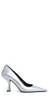 By Far Women's Viva Pump In Silver Leather
