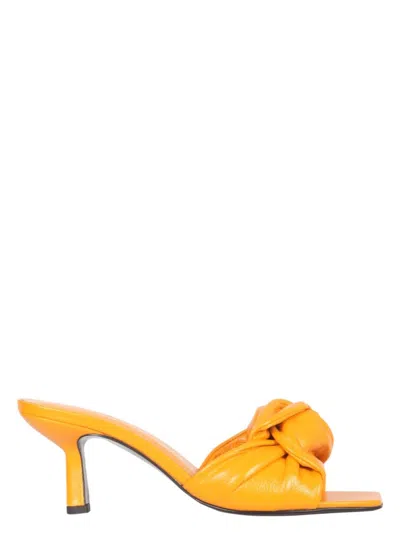 BY FAR WOMEN'S WOOL SANDALS