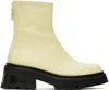 By Far Yellow Alister Boots In Ivr Ivory