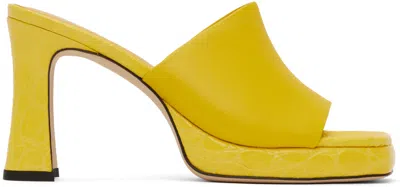 By Far Yellow Beliz Mules In Duk Duckling