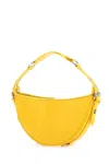 By Far Gib Crocodile-embossed Shoulder Bag In Yellow