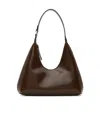 By Far Zippered Shoulder Bag In Brown