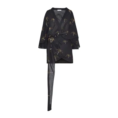 By Felizia Black Mireya Embellished Mini Co-ord Set