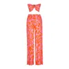 By Felizia Pink / Purple Zayana Floral Print Co-ord Set In Pink