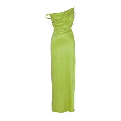 By Felizia Women's Zaia Off-shoulder Maxi Dress In Green