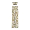 By Felizia Zayana Floral Print Co-ord Set In Green