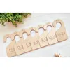 By His Saving Grace Wood Baby Closet Dividers - 7-piece Set In Natural
