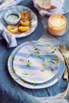By Hope Daffodil Stripe Melamine Side Plates, Set Of 4